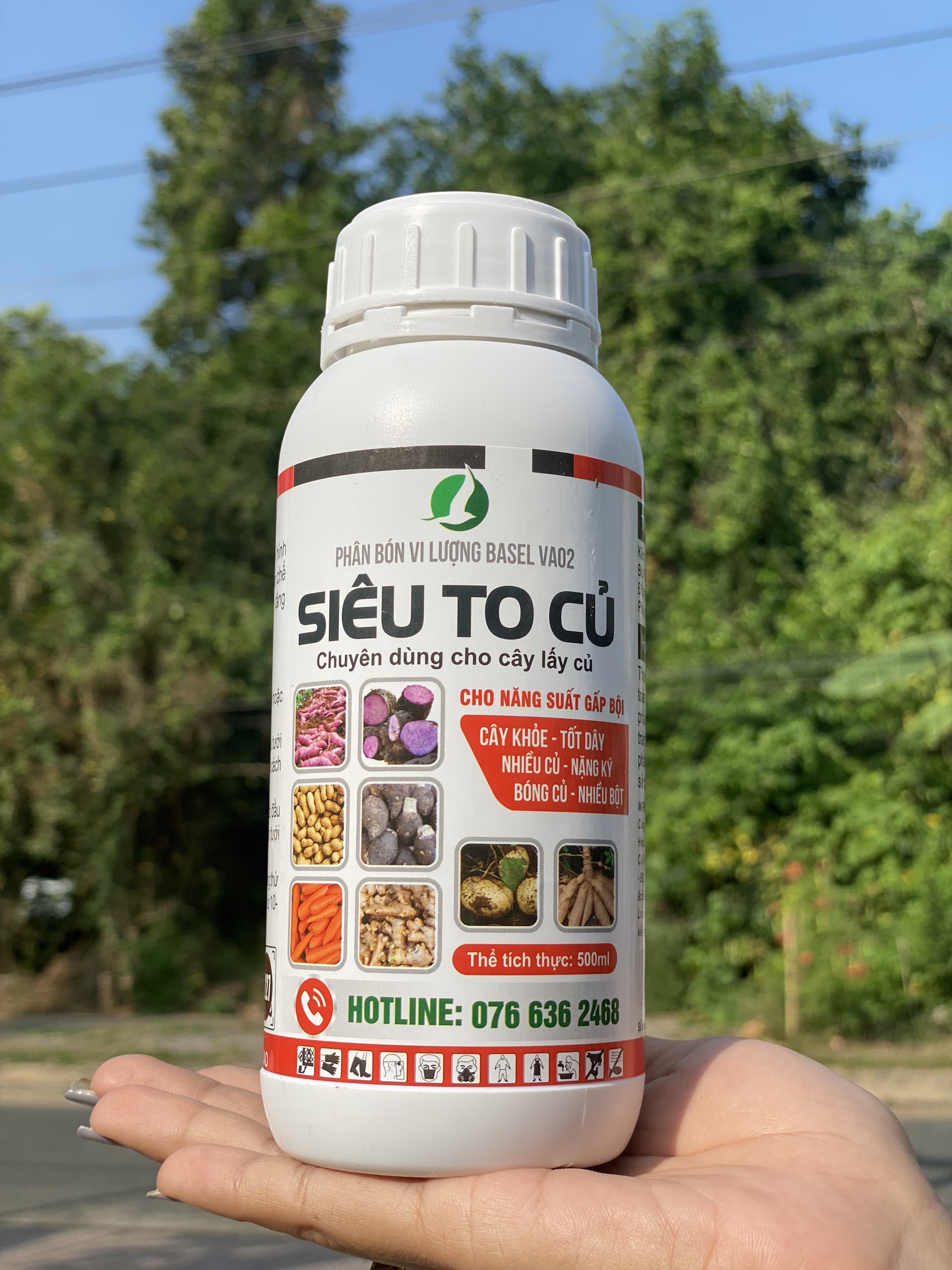 Phân bón dưỡng to củ chai 500ml