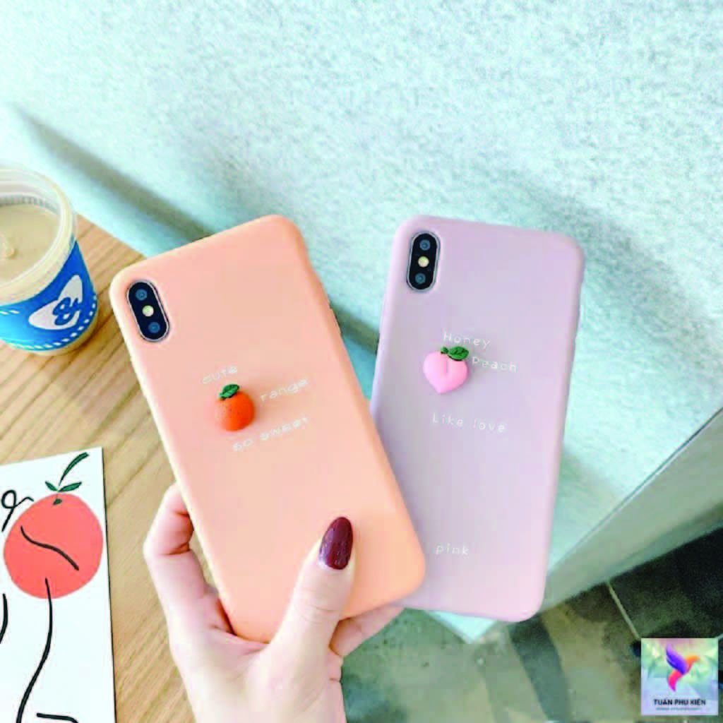 Ốp Lưng Iphone ⚡ Ốp Lưng Điện Thoại Iphone Trái Cây Tí Hon 3D ⚡  - Iphone 6 / Iphone 6s / Iphone 6Plus / Iphone 6S Plus / Iphone 7 / Iphone 8 /Iphone 7Plus / Iphone 8Plus / Iphone X / Iphone Xs / Iphone Xsmax /Iphone 11 / Iphone 11Promax