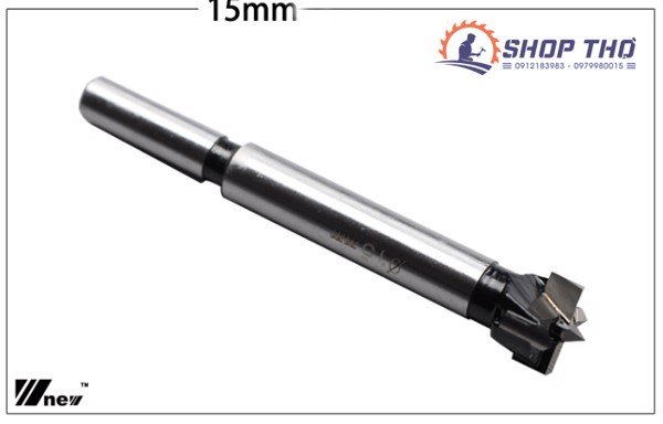 Mũi khoan ốc cam wnew d15 - dạng mũi ngắn