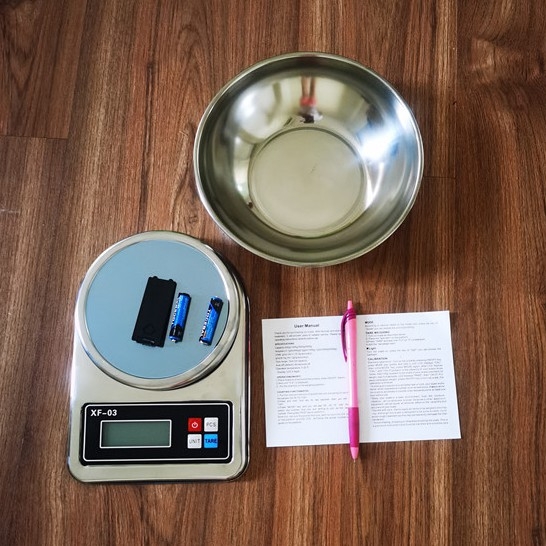 [HCM]Cân Điện Tử Mini Nhà Bếp - Cân Inox XF-03