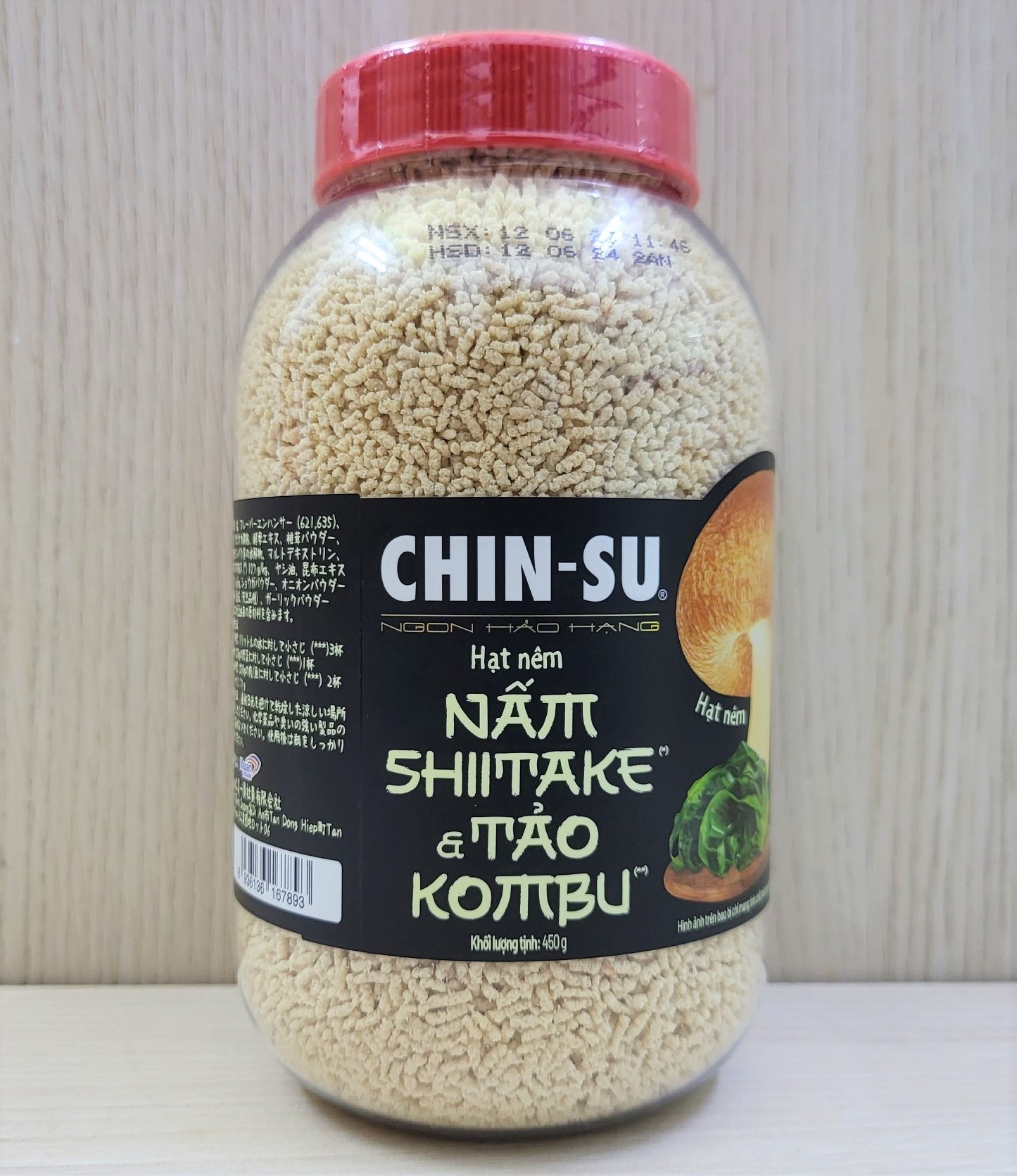 Chinsu hạt nêm nấm shiitake và tảo kombu masan premium mushroom & seaweed seasoning