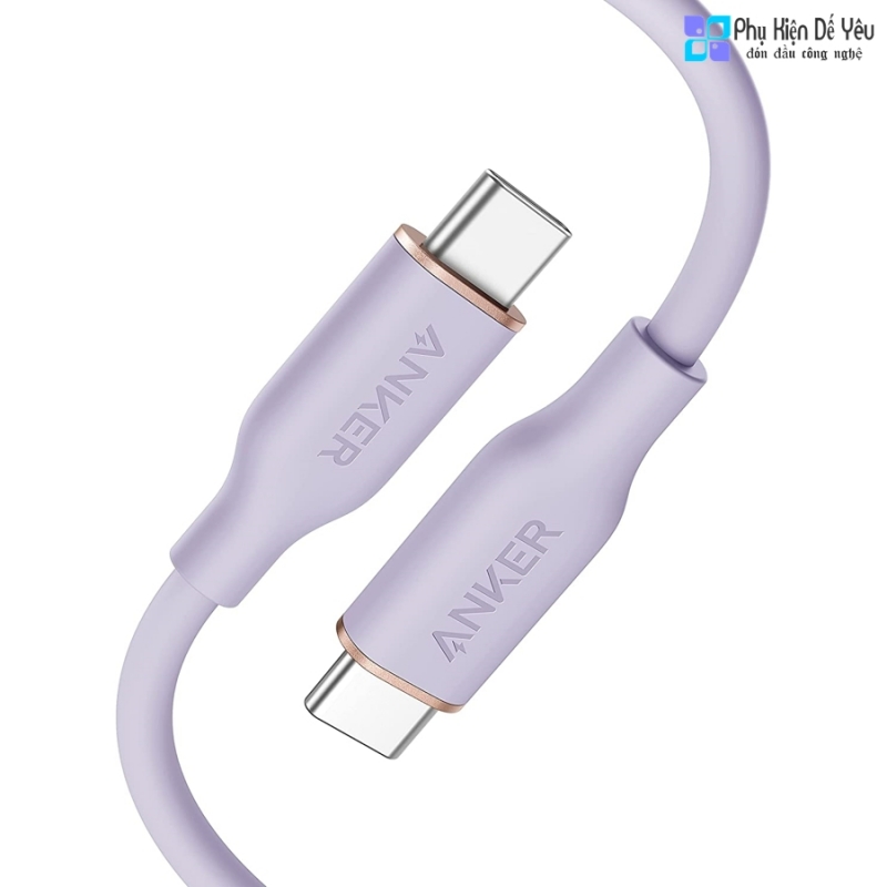 Cáp Anker 643 USB-C to USB-C (Anker PowerLine III Flow) 1.8m - A8553