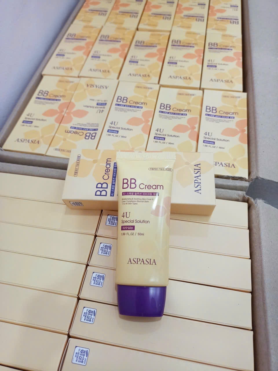 Kem Nền Aspasia BB Cream 4U Special Solution Hàn Quốc 50ml Mẫu Mới