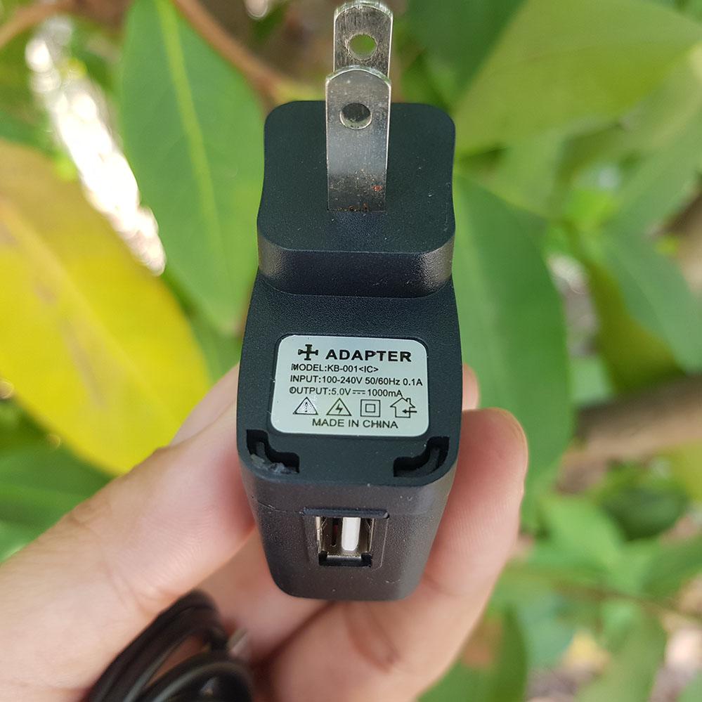 Cóc sạc + dây cáp 5v dòng sạc 1A