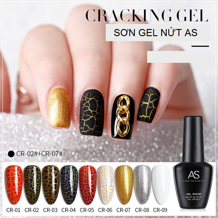 Sơn gel AS - sơn nứt mã CR