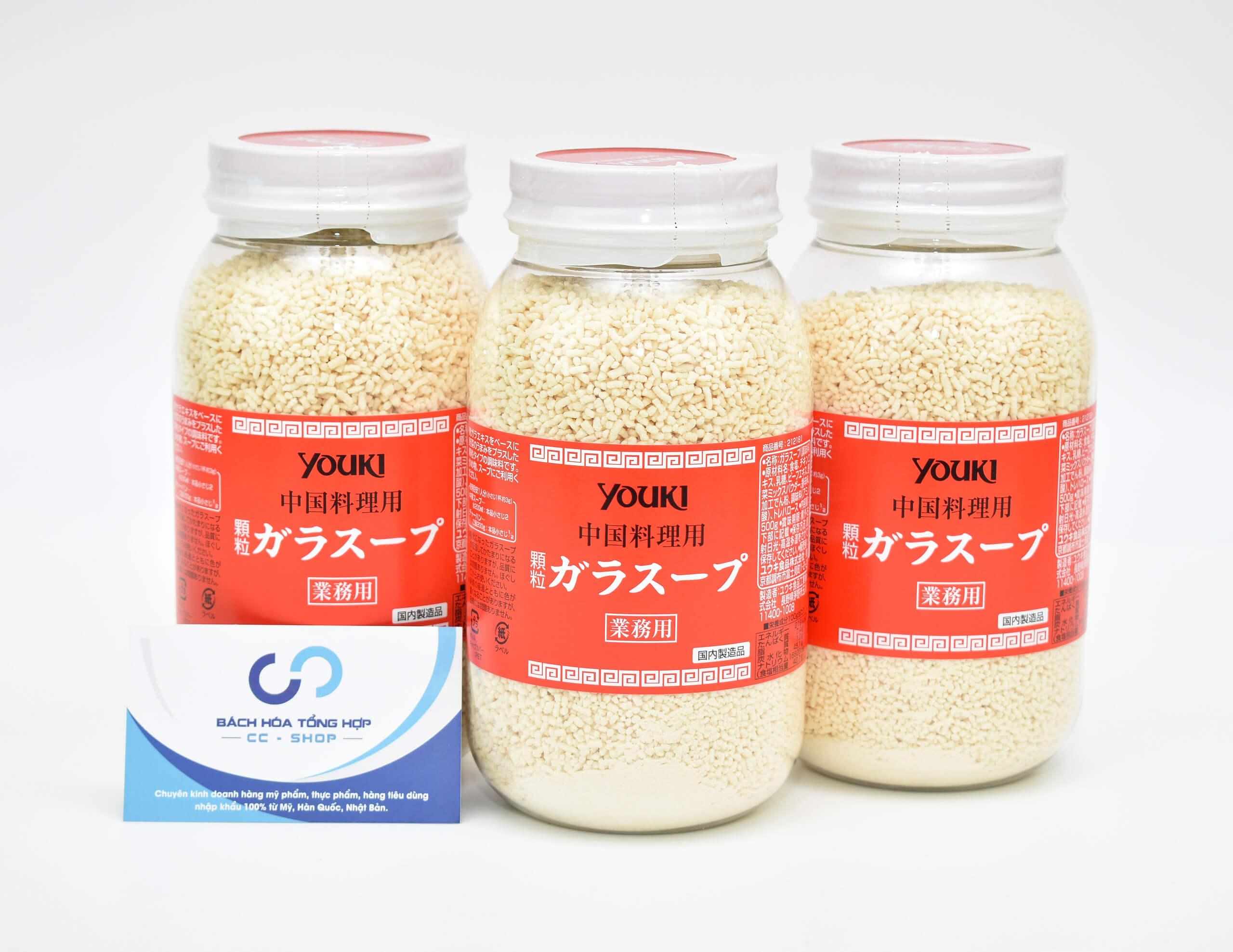 Hạt Nêm Youki 500gr Từ Nước Cốt Gà và Rau Quả