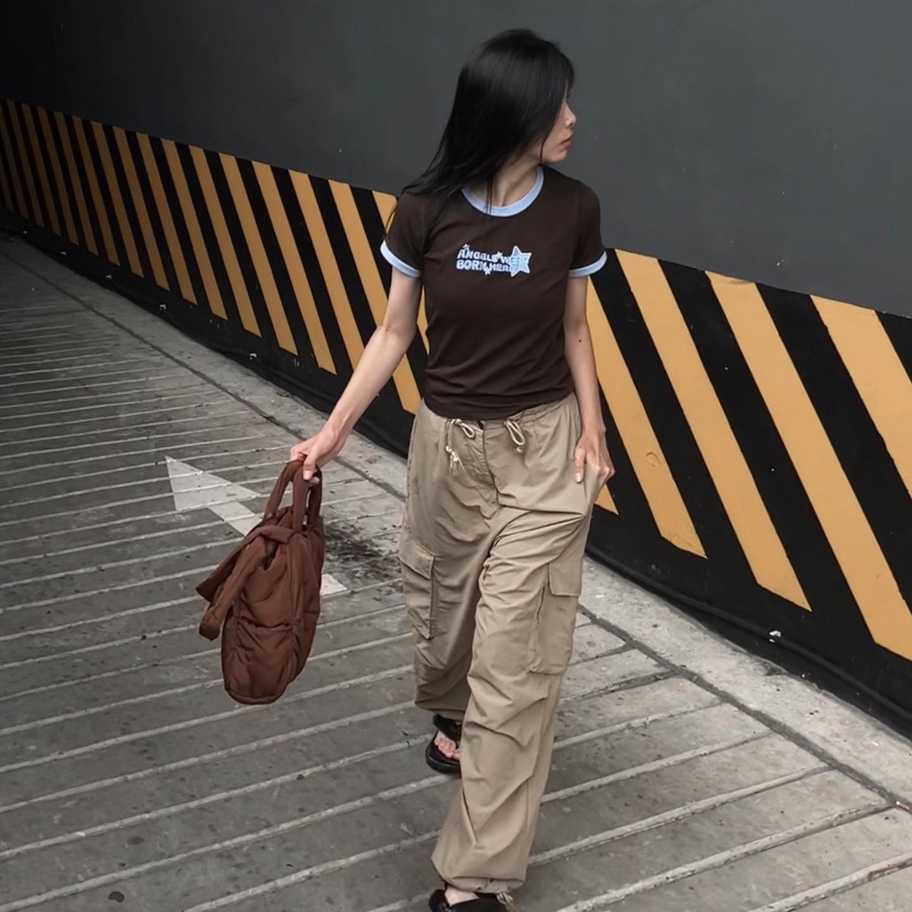 Áo Thun Nữ Baby Tee PRADIES "Blue Stars"
