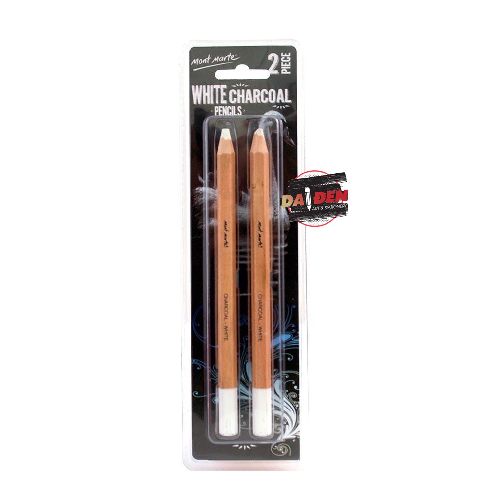 [HCM]Bộ 2 Bút Chì Than Trắng Mont Marte