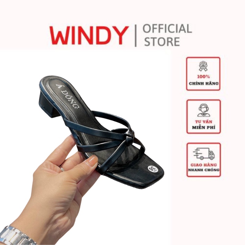 Dép gót 3p quai rút 3 cọng WINDY DD-0293