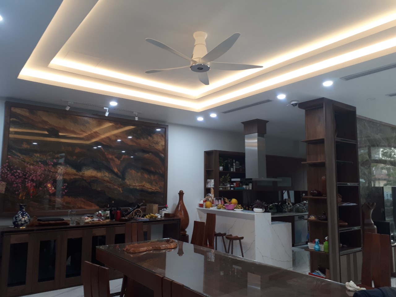 [Trả góp 0%][ Hình lắp đặt thực tế] Quạt trần Panasonic 5 cánh F-60XDN (có điều khiển)