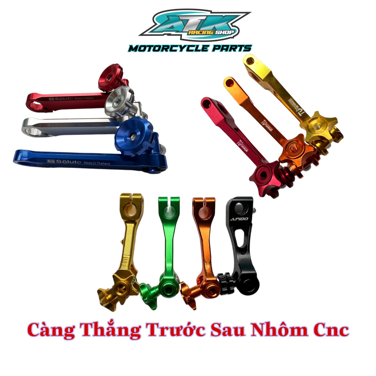 Motorcycle front rear win fork wave,dream, Sirius... all-in-one CNC aluminum (hot sale)