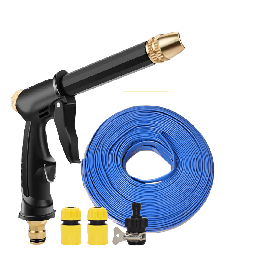 Bộ dây và vòi phun tăng áp, vòi xịt rửa xe, vòi tưới cây đa năng loại 5m 810-2621