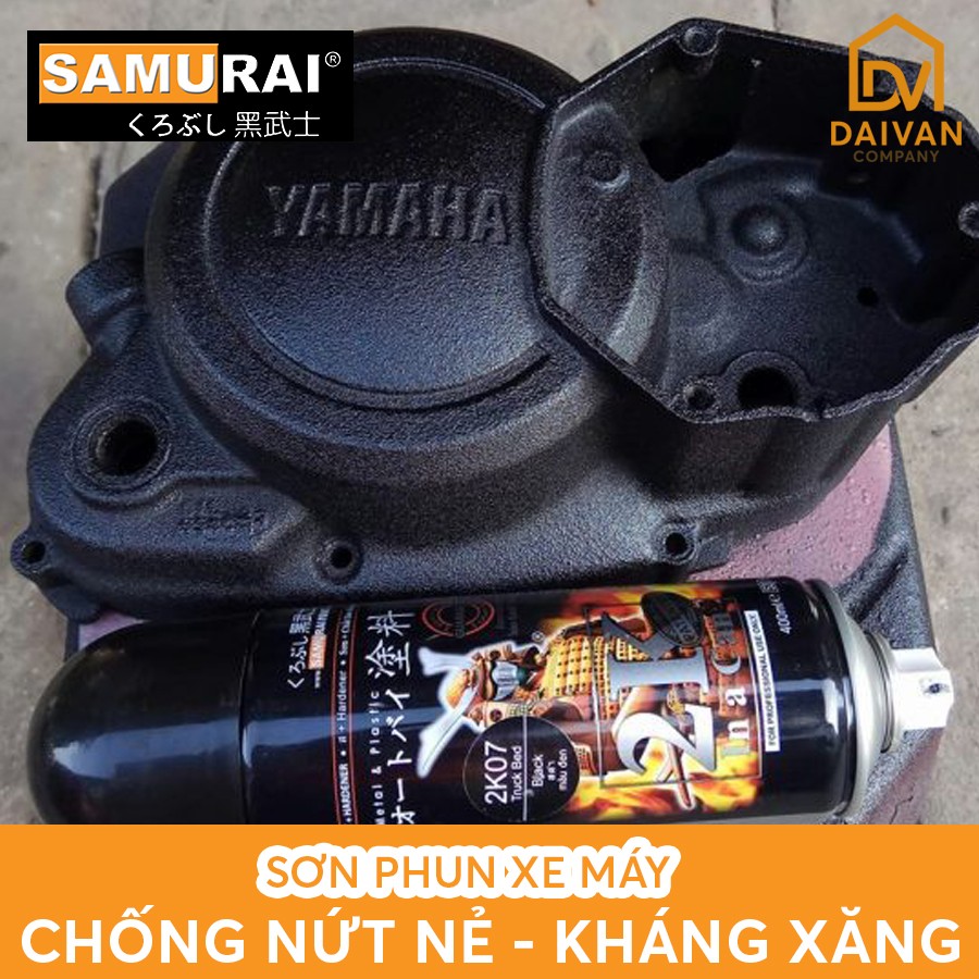 Sơn Samurai 2K07 Phủ sàn xe tải - PU màu đen sần