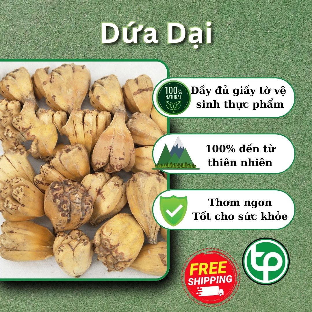 [Hàng mới về] Dứa dại khô 500g - Thảo Dược Tấn Phát