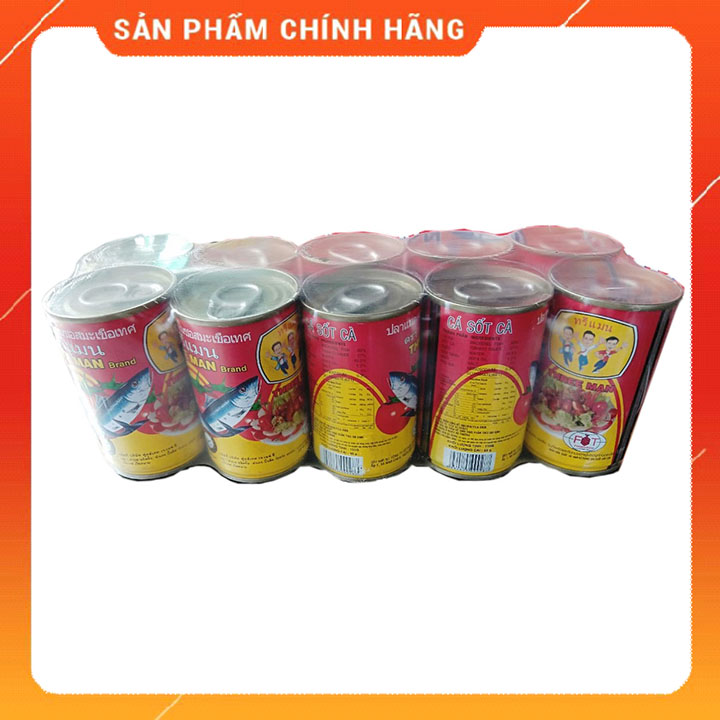 Cá nục sốt cà THREE MAN lon 155G ( 10 lon)