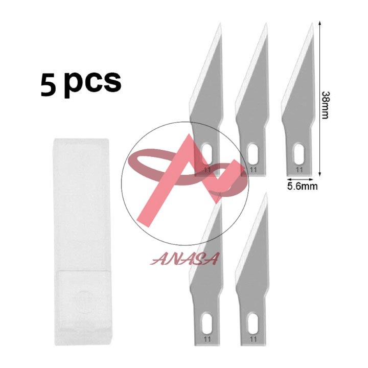 Hộp 5 Lưỡi Dao Khắc Trổ V11