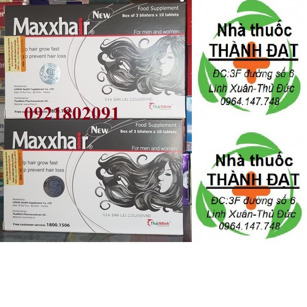 Maxxhair hỗ trợ mọc tóc, cam kết hàng đúng mô tả, chất lượng đảm bảo an toàn đến sức khỏe người sử dụng