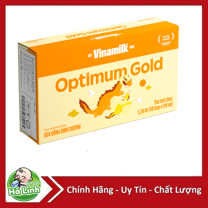 Sữa bột pha sẵn optimum gold 110ml ( Thùng 48 hộp ) Date 08/2025