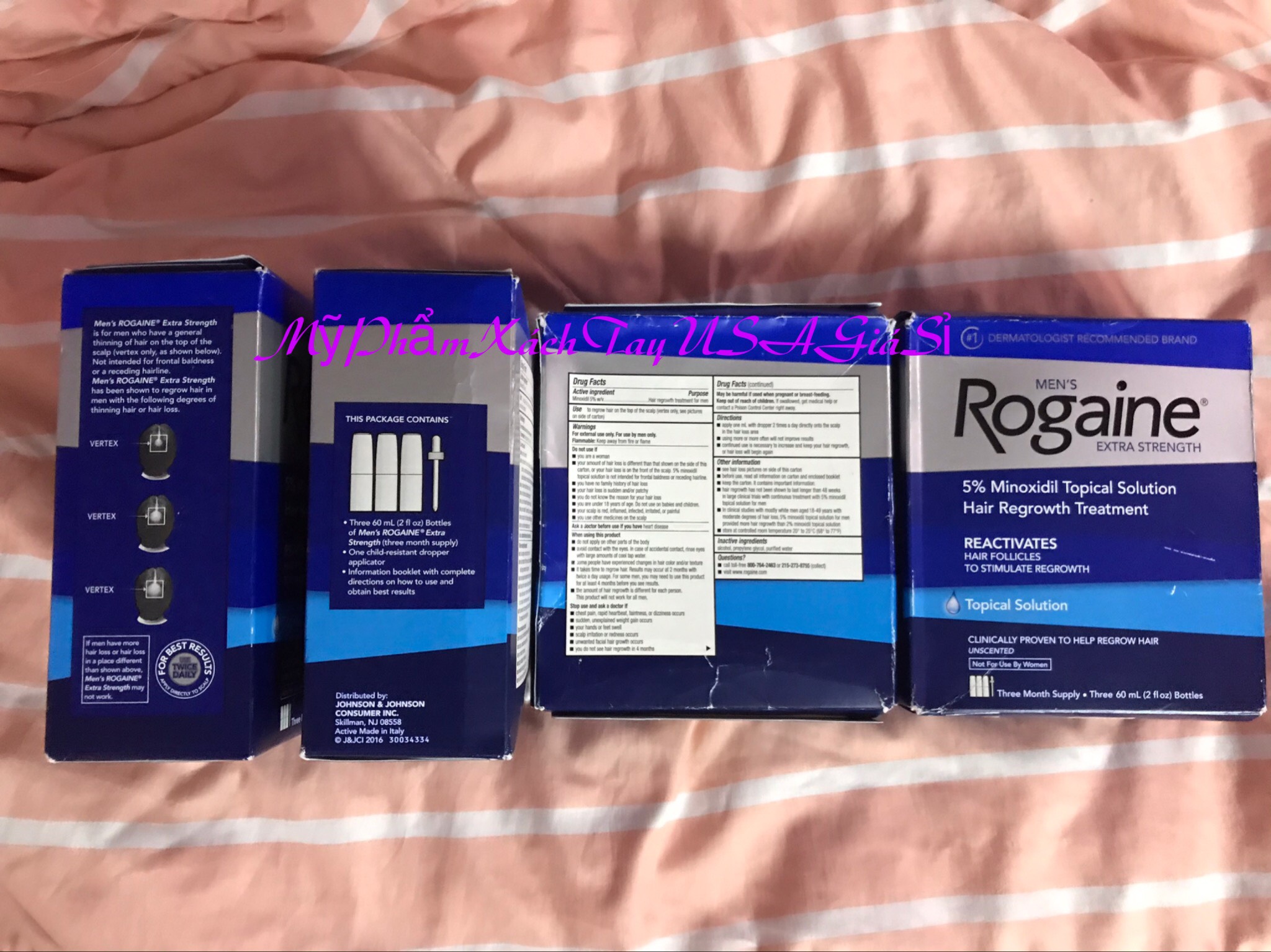 Dung dịch mọc tóc Rogai.ne Bộ 3 chai 60ml x3(dạng dung dịch)