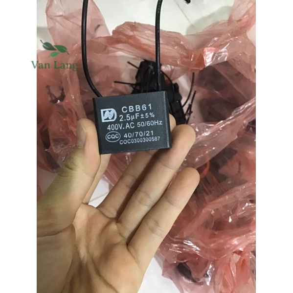 Tụ quạt điện 1,5uf 2uf 2,5uf 3uf 4uf