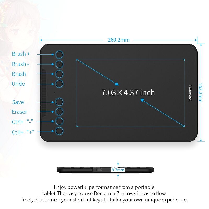 Bảng vẽ điện tử XP-Pen Deco Mini 7