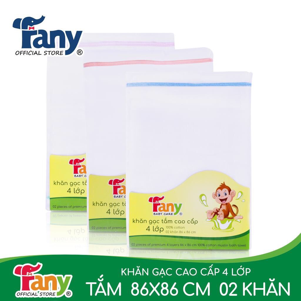 Khăn tắm xô cao cấp hiệu fany / khăn tắm vải màn cho bé / khăn tắm cho bé sơ sinh