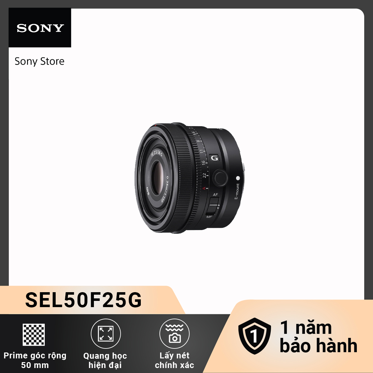 FE 50 mm F2.5 G