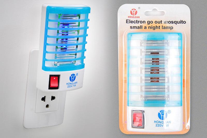 Bộ 2 Đèn diệt muỗi và côn trùng kiêm đèn ngủ cắm tường / Đuổi muỗi Bắt muỗi