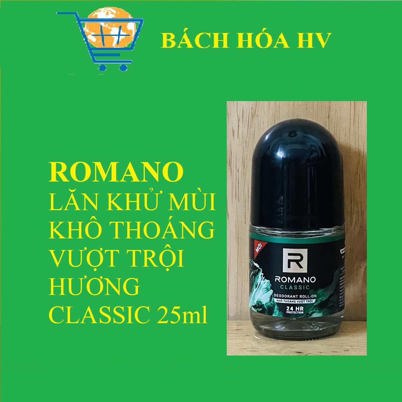 Romano lăn khử mùi 25ml - BACH HOA HV