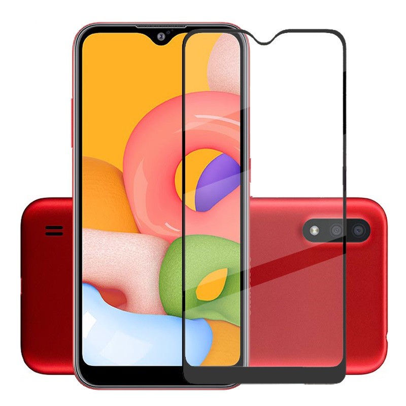 Cường lực full màn cho Samsung Galaxy A01 (Đen)