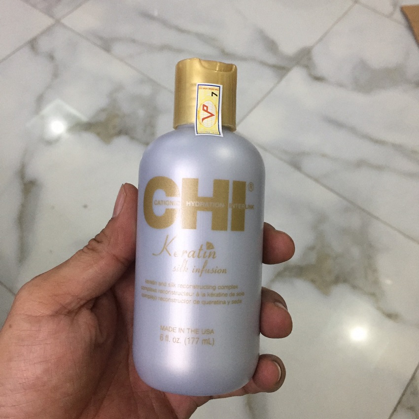 [HCM]Tinh Dầu Dưỡng Tóc CHI Keratin Silk Infusion Mỹ (177ml)