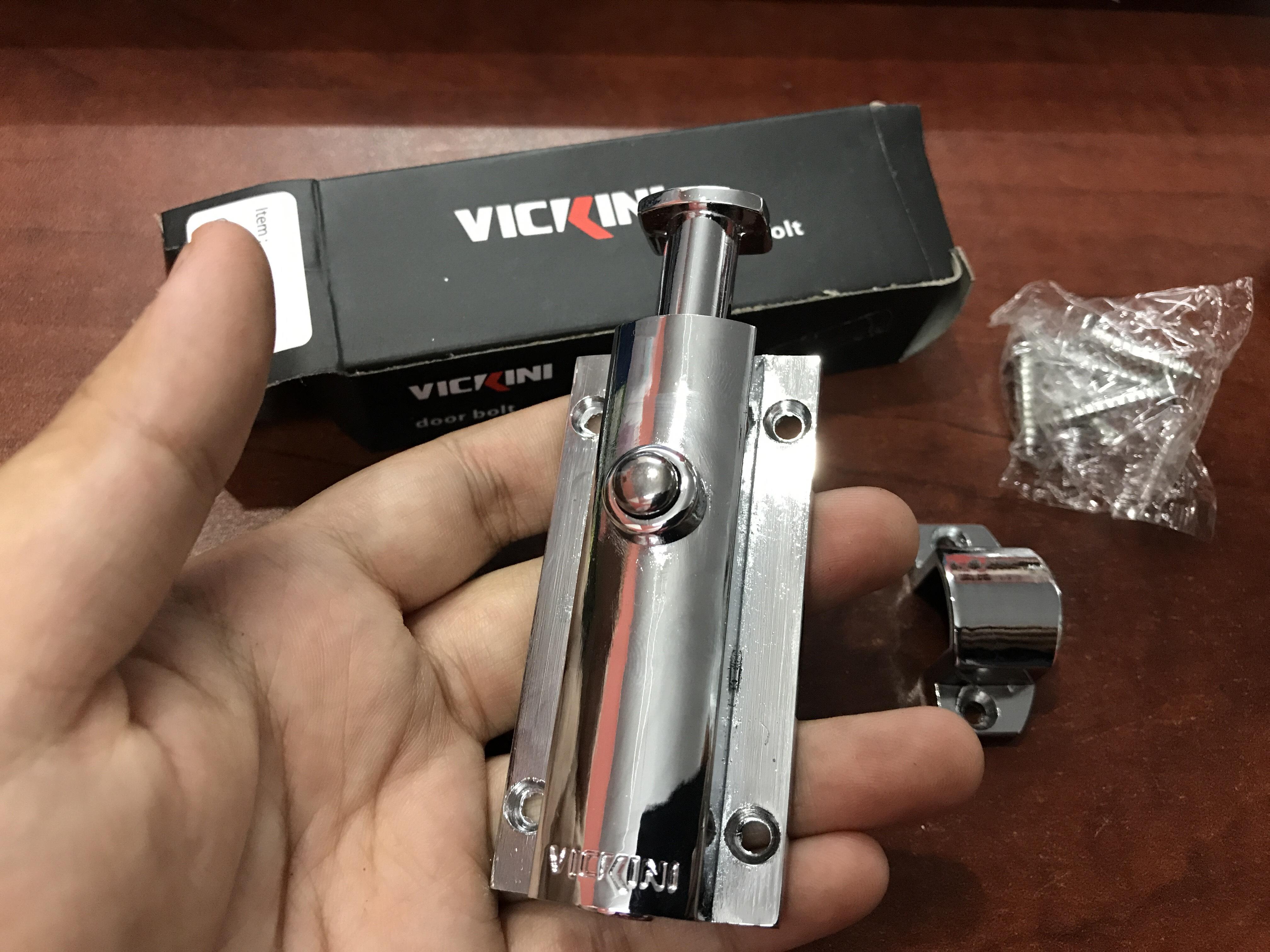 [HCM]Chốt cửa VICKINI 46406.001 (Màu Trắng)