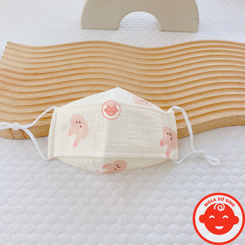 Khẩu trang xô MUSLIN cho bé 4 LOẠI