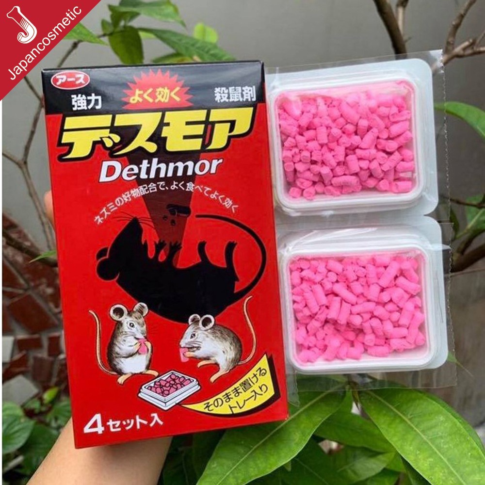 Thuốc Diệt Chuột Dethmor Nhật Bản Hộp 4 Khay
