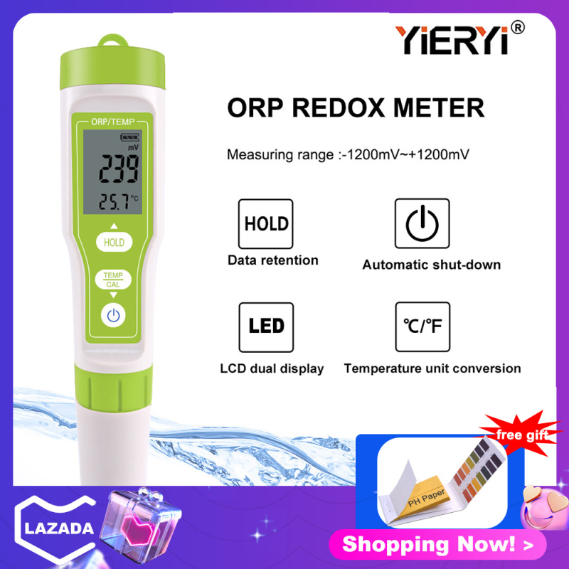 yieryi ORP-100 Redox ORP Meter Water Quality tester Monitor Pen Type Analyzer Tester