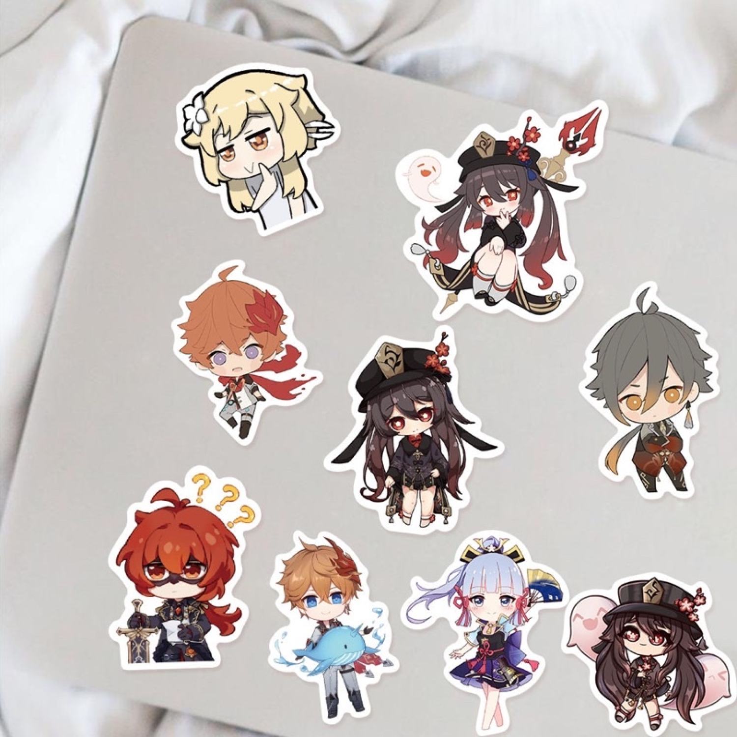 Sticker/ Hình dán Genshin Impact 50 miếng