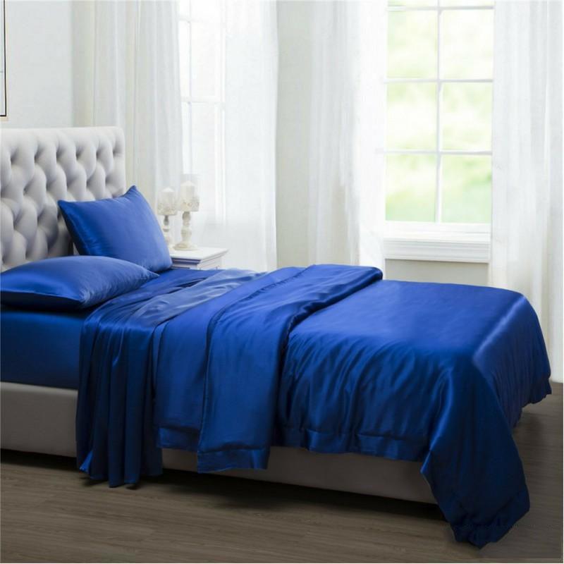 GA - DRAP GIƯỜNG LẺ PHI LỤA XANH BIỂN LAN BEDDING