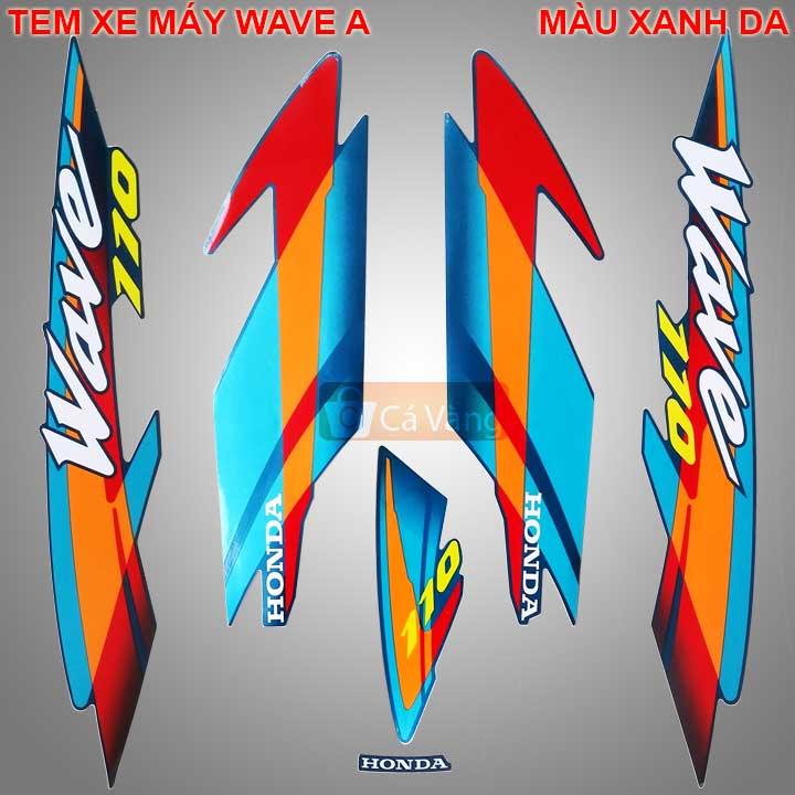 [HCM]Tem xe MÁY WAVE 110 MÀU DA