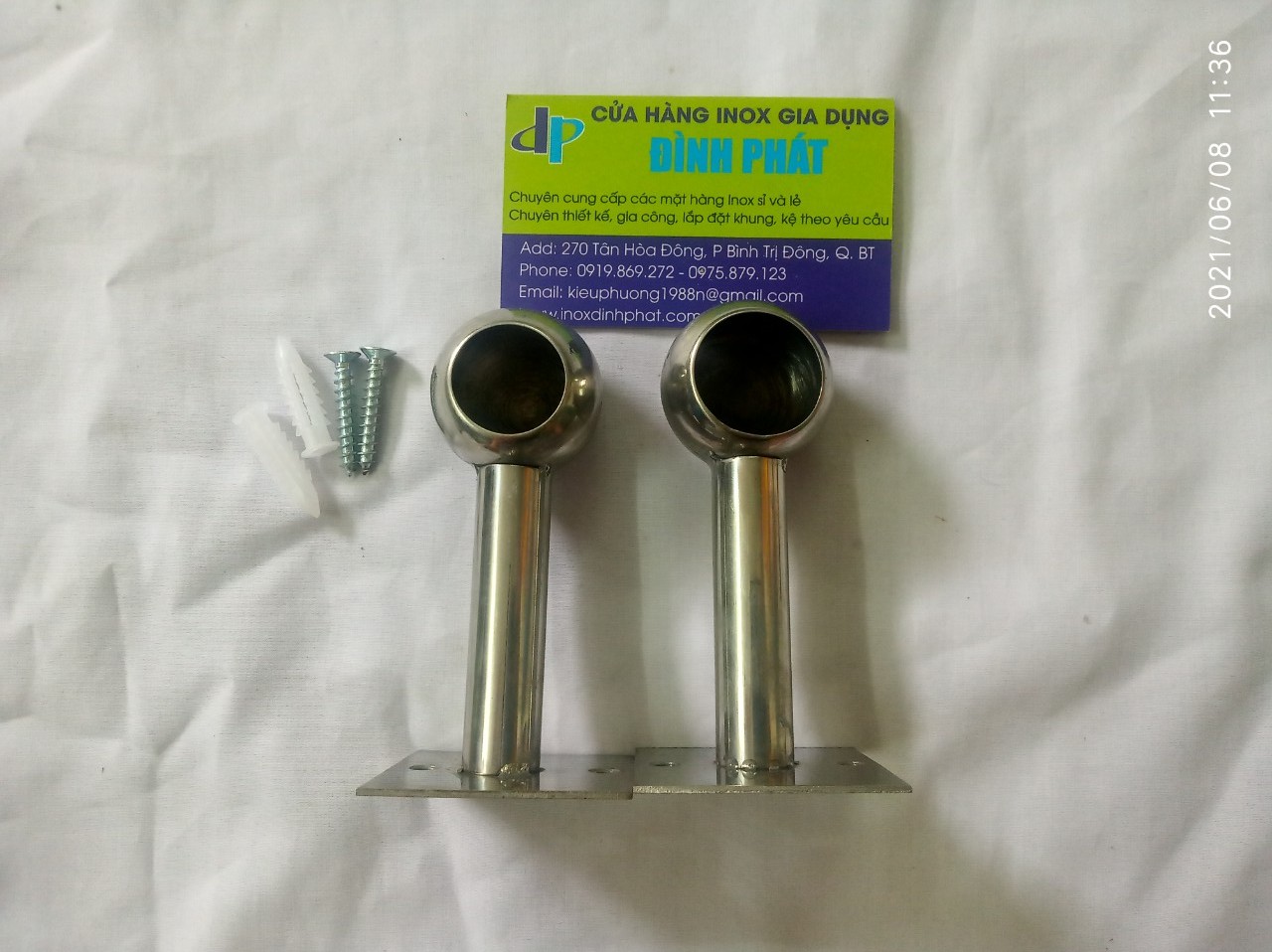 [HCM]BỘ 2 CÁI BASS BẮT TƯỜNG TREO RÈM PHI 22