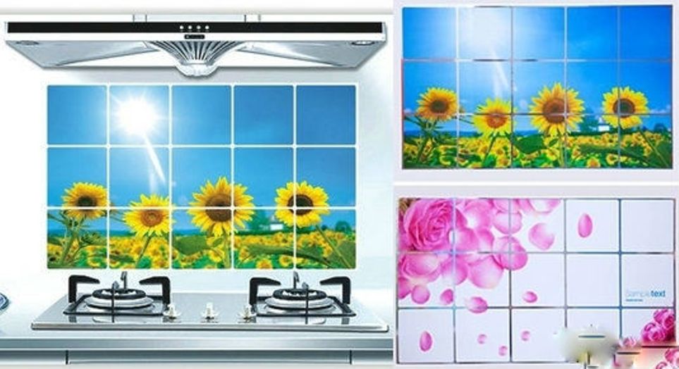 Combo 2 Giấy dán bếp chịu nhiệt loại lớn 60x90cm