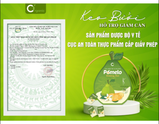 Kẹo bưởi giảm cân Pomelo CiOrganic
