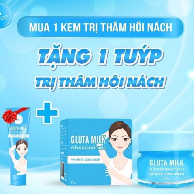 (Chính Hãng) Kem Thâm Gluta Milk Thái Lan Mua 1 Được 2