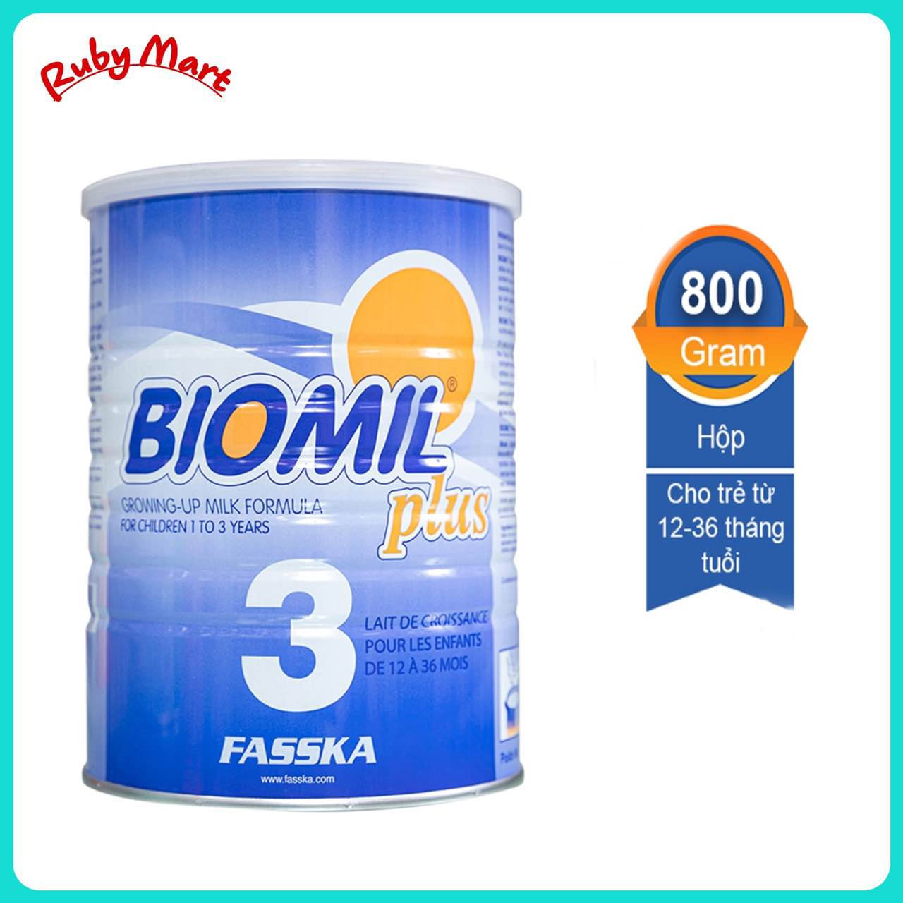 [Date 2.2025] Sữa Biomil Plus số 3 lon 800g