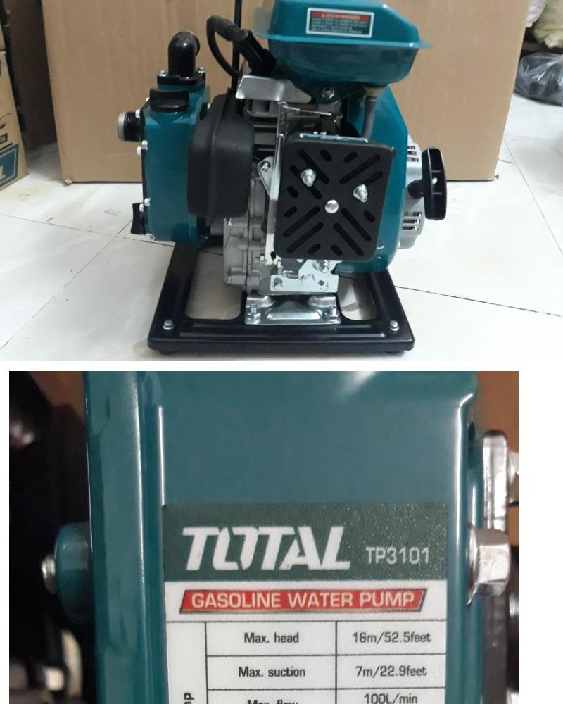 [Trả góp 0%] MÁY BƠM NƯỚC DÙNG XĂNG 4 THÌ TOTAL TP3101