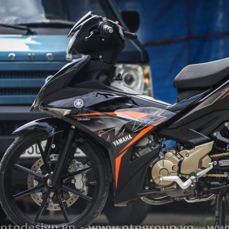Tem Rời Yamaha Exciter 150 MxKing Đen Cam