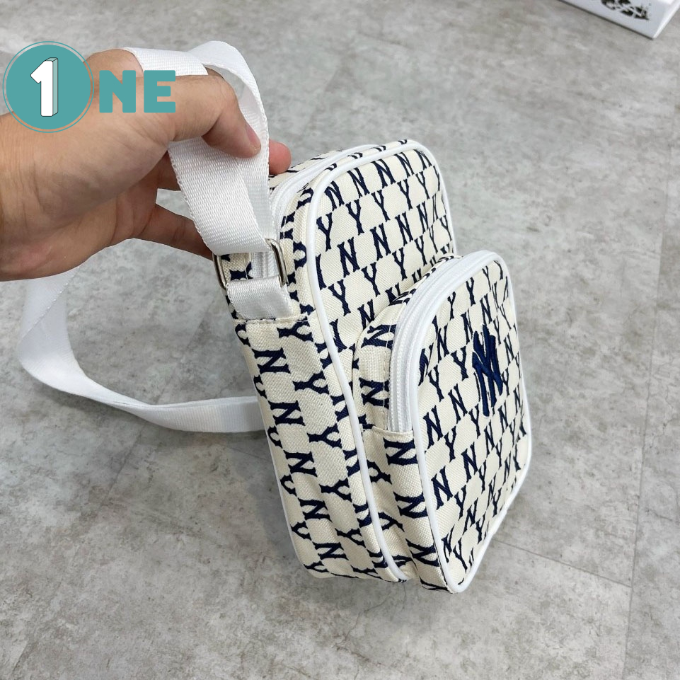 Túi Đeo Chéo Mini MLB NY Vintage Mini Bag Black Full Tag Code