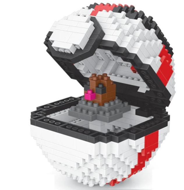 Mô hình lắp ghép Pokemon dạng Pokeball