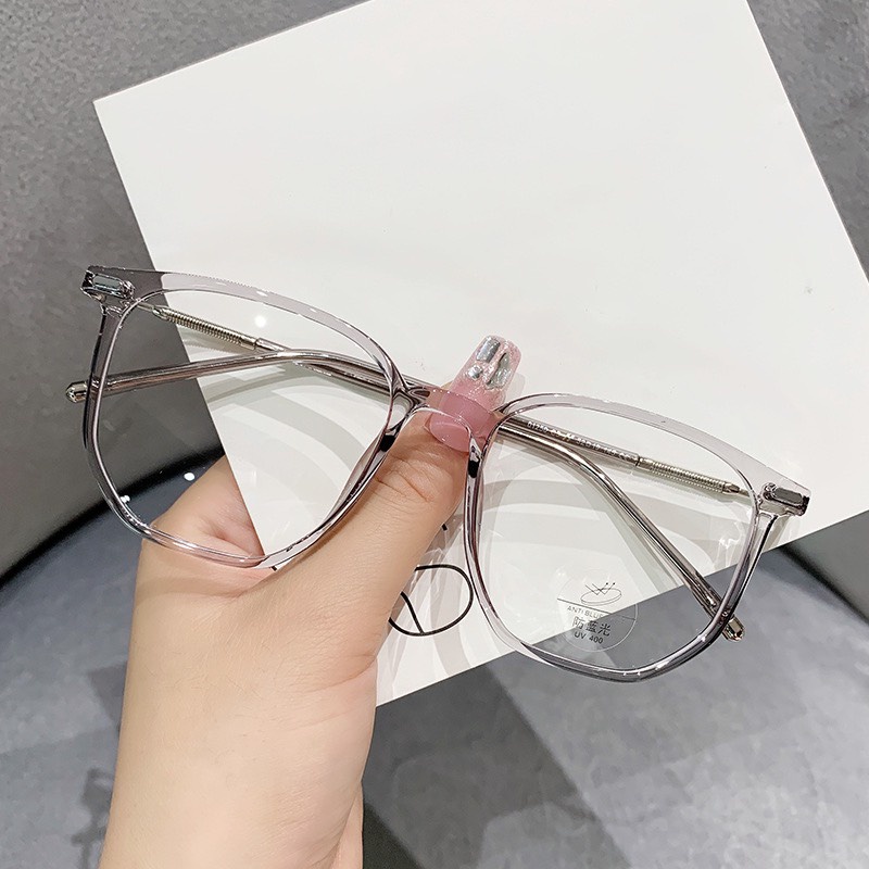 Mắt kính gọng cận form vuông vát cạnh 676 gọng dẻo thời trang