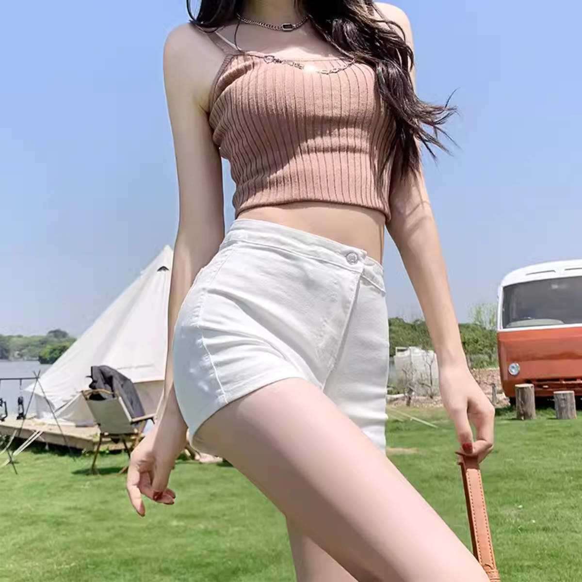 Quần Short Nữ NhiNaa Store Ôm Lưng SIêu Cao Q009