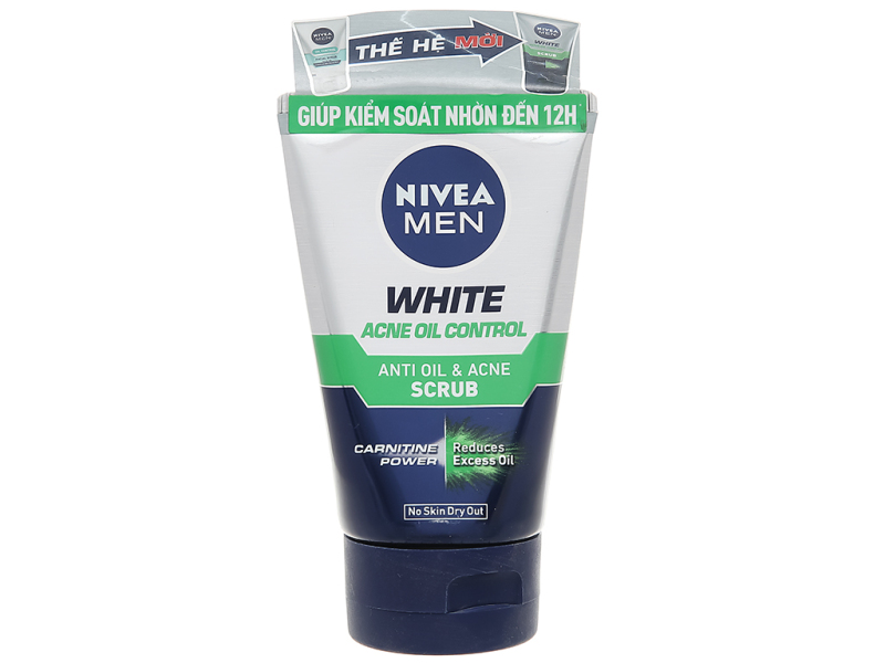 Sữa rửa mặt NIVEA MEN chứa hạt mát-xa kiểm soát nhờn